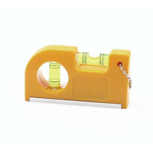 Ymyny - 1pc Pocket Magnetic Level Yellow Measuring Tool Level Mini Portable Magnetic mumu