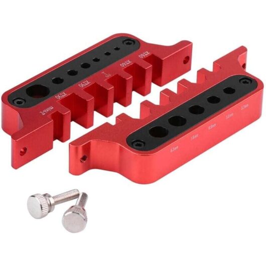 Ymyny - Multifunctional Aluminum Alloy Soldering Station, XT60/XT90/T Plug/Banana Plug, Heat Insulation (Red) mumu