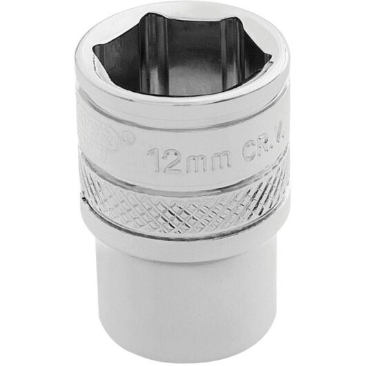 1/4 Square Drive Hi-Torq&174 6 Point Socket (12mm) (32569) - Draper