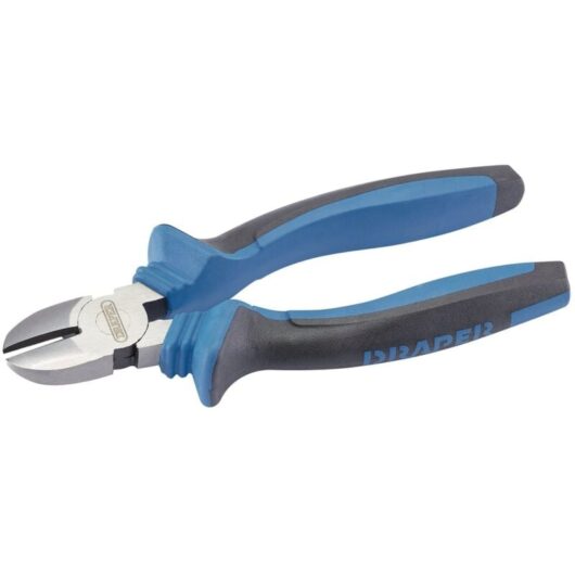 180mm Soft Grip Diagonal Side Cutter (44146) - Draper