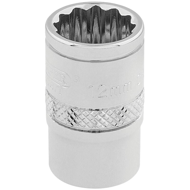 3/8 Square Drive Hi-Torq&174 12 Point Socket (12mm) (32772) - Draper