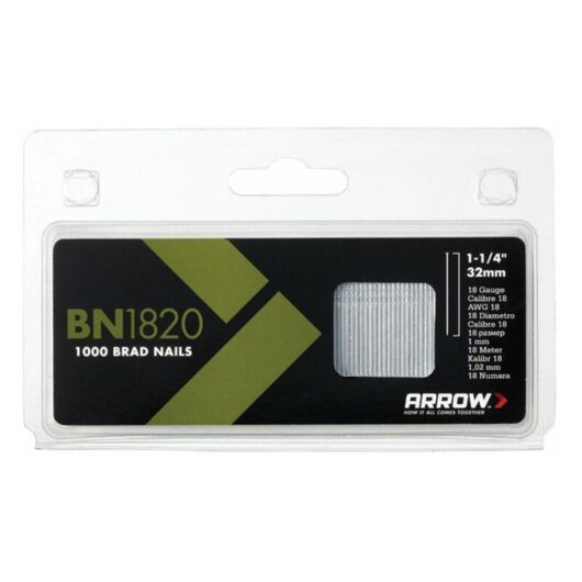 BN1820 Brad Nails 32mm 18g Pack 1000 ARRBN1820
