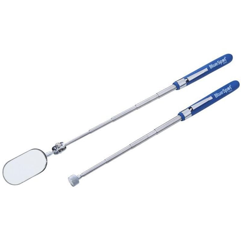 Blue Spot Tools - BlueSpot Tools 7306 Inspection Mirror and Pickup Tool Set 2 Piece B/S7306