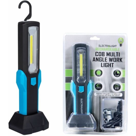 Blue Spot Tools - Electralight cob led Work Light Cordless Inspection Torch Li-Ion Rechargeable