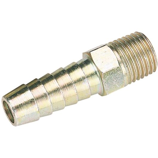 Draper 1/4" BSP Taper 3/8" Bore PCL Male Screw Tailpiece (Sold Loose) (25801)