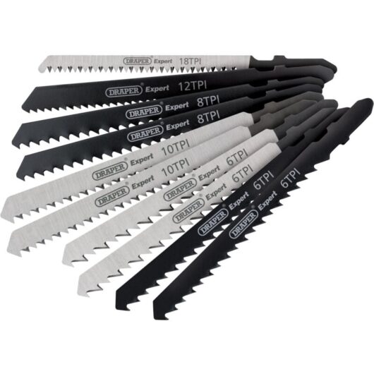 Draper Assorted Jigsaw Blade Set (10 Piece) (81735)