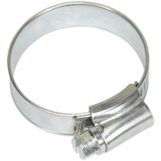 SHC1X Zinc Plated Hose Clip 25-38mm - Pack of 20 - Sealey