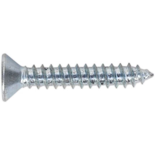 Sealey - Self Tapping Screw 4.2 x 25MM Countersunk Pozi din 7982 Pack of 100