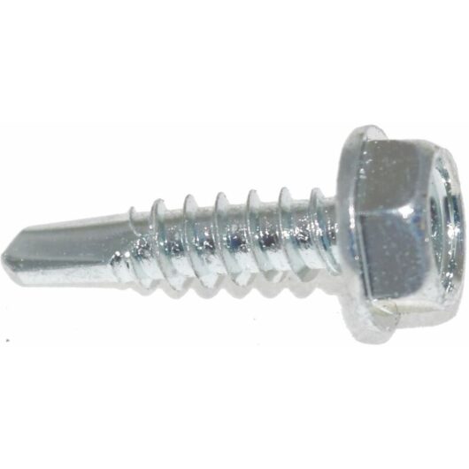 Self Drilling Screw Zinc 4.8 x 19mm Hex Head Pack of 100