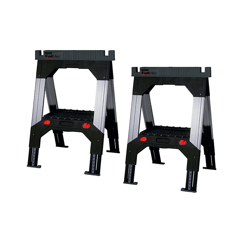 Stanley - 1-92-980 FatMax Telescopic Sawhorses (Twin Pack) STA192980