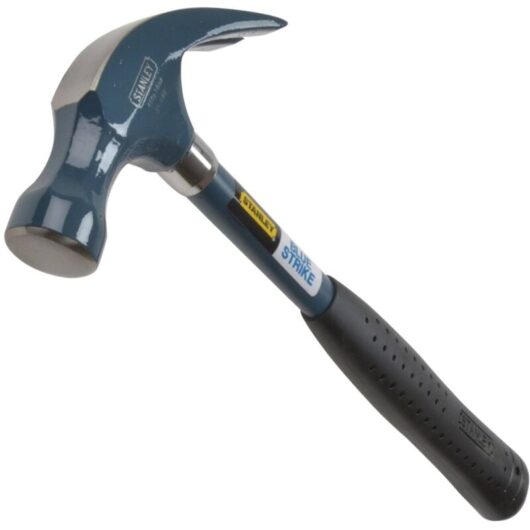 Stanley - Blue Strike Steel Shaft 16oz Claw Hammer