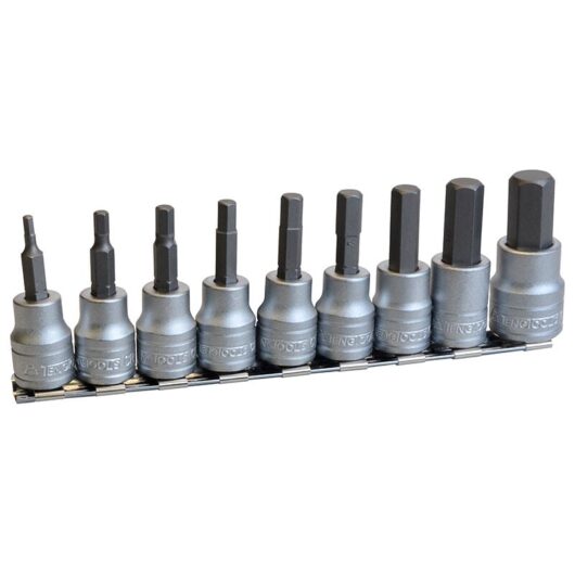 Teng Tools - Teng M3812 M3812 Socket Clip Rail Hex Socket Metric 3/8in Drive TENM3812
