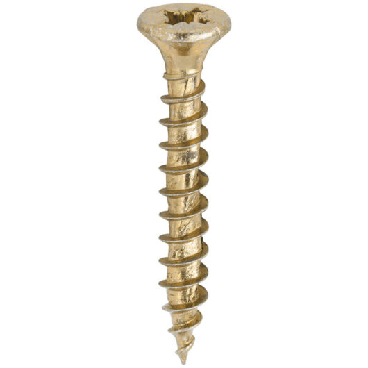Timco - Velocity Premium Multi-Use Countersunk Gold Woodscrews - 4.0 x 30