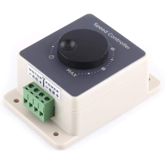 10-60V 20A DC Motor Speed Controller - Waterproof PWM Pulse Width Modulator for 12V 24V DC Motors - Fan Speed Controller