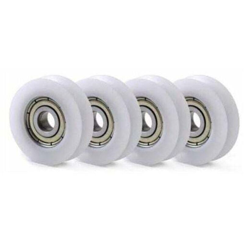 10 PCS U Nylon Plastic Integrated 608 Ball Bearings 8 30 10mm Groove Guide Pulley