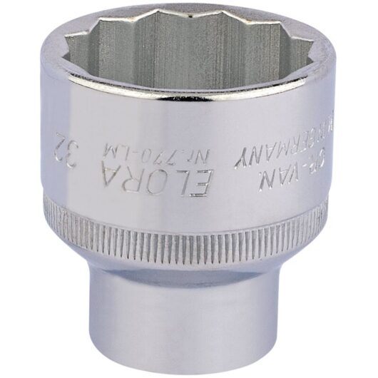 32mm 1/2 Square Drive Elora Bi-Hexagon Socket (24765)