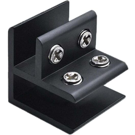 4-Piece Frameless Aluminum Alloy Glass Support - Wall Connector for Tiles - Glass Corner Clamp - Fixed Fixing Clamp - Tile Installation Tool