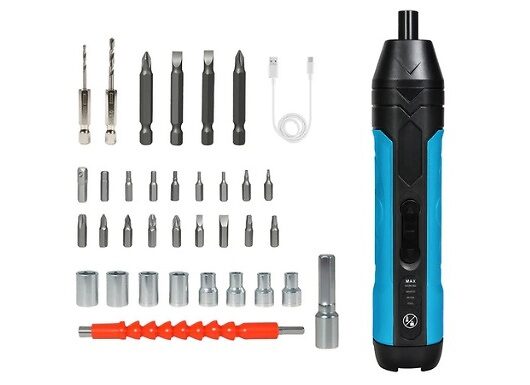 57-Piece Traderight 4V Cordless Electric Screwdriver Set