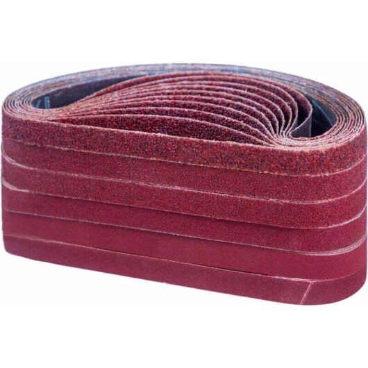 60 abrasive belts, 13 x 457 mm, grit 40 to 240, for Black & Decker and other brand belt sanders, for use on wood and metal