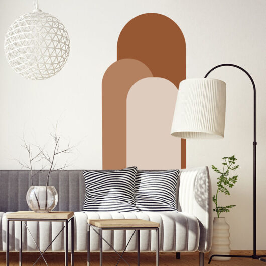 Arch wall sticker, peel and stick wall sticker, modern polka dot wall stickers, arch wall decals, decorative art, wall paintings, wall sticker,