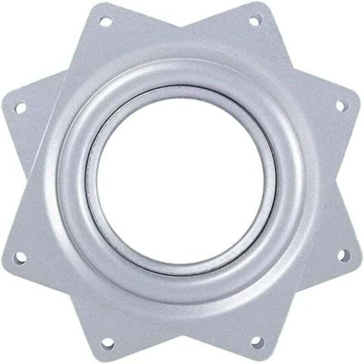 Ball Bearing Swivel Plate, Swivel Base, 360° Rotating Plate, Square Metal Swivel, Swivel Boat Stool Bar, Swivel Stool Seat Plate, 4 inches