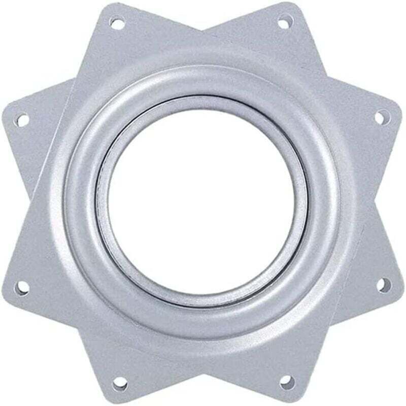 Ball Bearing Swivel Plate, Swivel Base, 360° Rotating Plate, Square Metal Swivel, Swivel Boat Stool Bar, Swivel Stool Seat Plate, 4 inches