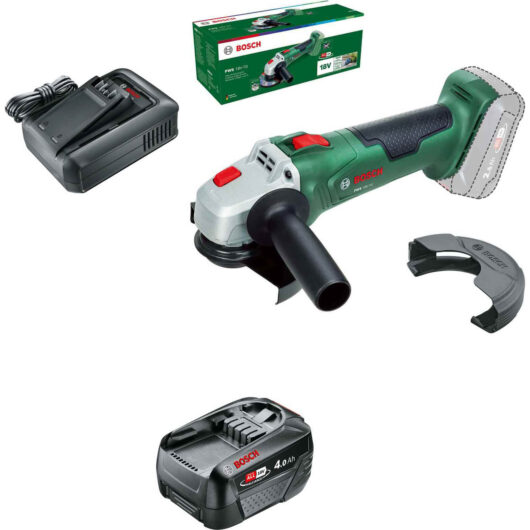 Bosch PWS 18V-70 P4A 18v Cordless Angle Grinder 125mm 1 x 4ah Li-ion Charger No Case