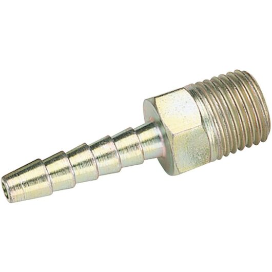 Draper - 1/4' bsp Taper 3/16' Bore pcl Male Screw Tailpiece (Sold Loose) (25800)