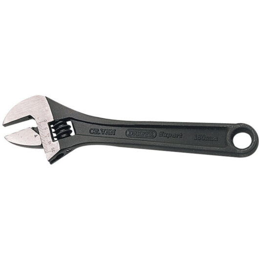 Draper Expert 150mm Crescent-Type Adjustable Wrench with Phosphate Finish (52679)