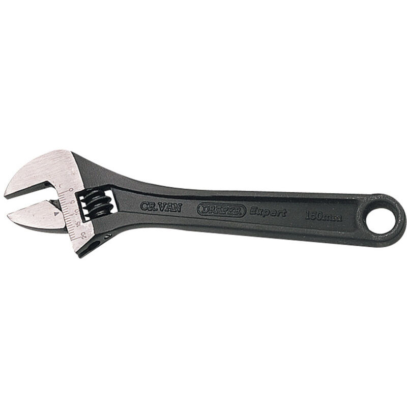 Draper Expert 150mm Crescent-Type Adjustable Wrench with Phosphate Finish (52679)
