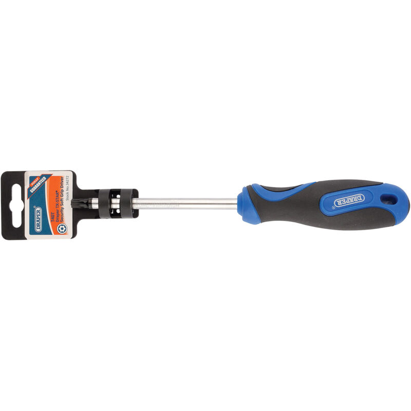 Draper T40X115TX Tamperproof Security Screwdriver with Soft Grip Handle (Model 34272)