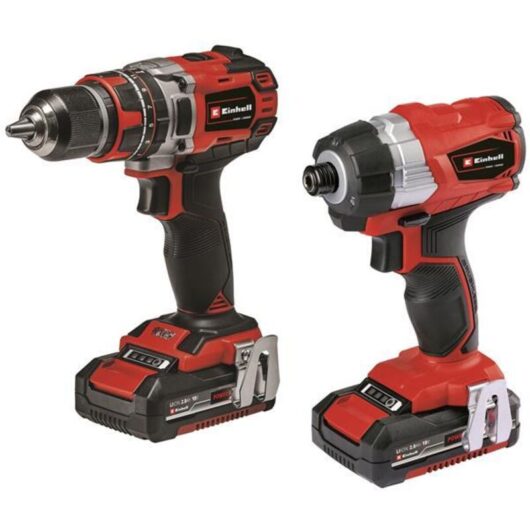 Einhell - Cordless Combi Drill and Impact Driver Brushless Set Inc Battery Charger