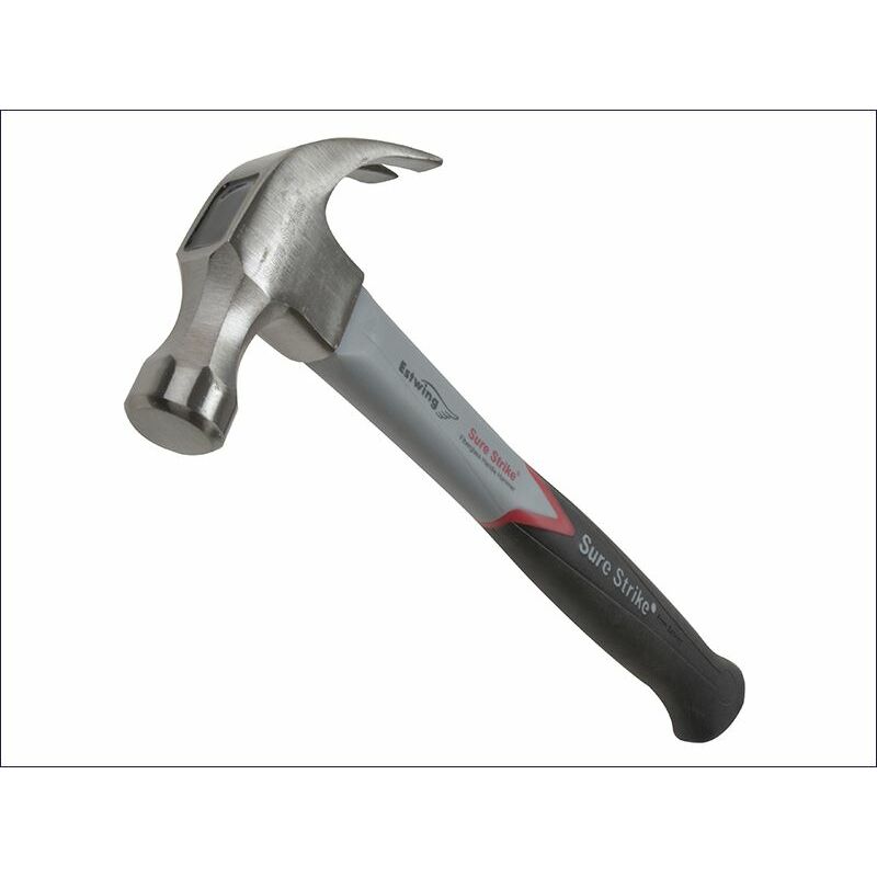 Estwing - EMRF16C Surestrike Curved Claw Hammer Fibreglass Shaft 450g (16oz) ESTEMRF16C