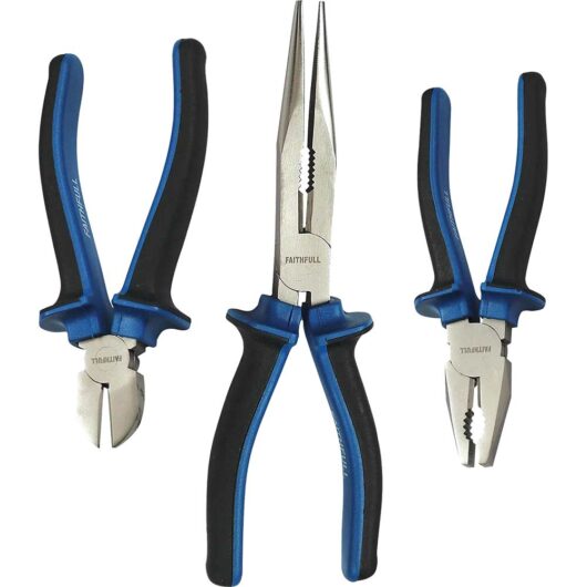 Faithfull 3 Piece Handyman Plier Set