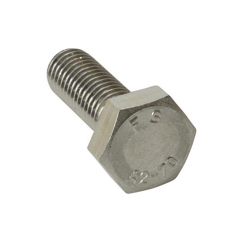 Faithfull - ForgeFix 10HTSS1030 High Tensile Set Screw zp M10 x 30mm Bag 10 FORHTSS1030M