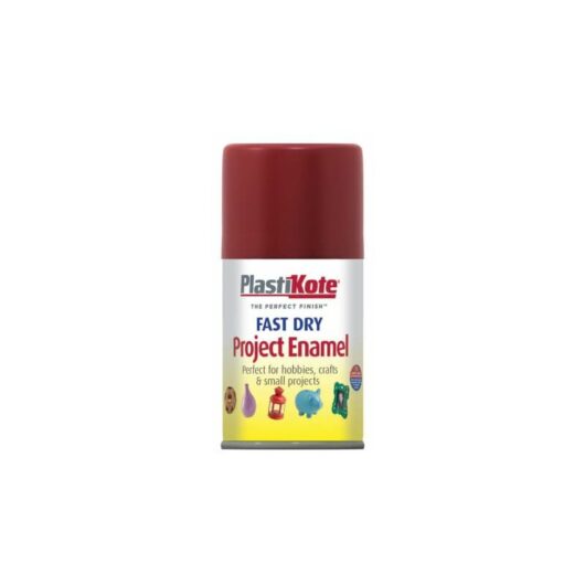 Fast Dry Enamel Aerosol Metallic Red 100ml PKT134S