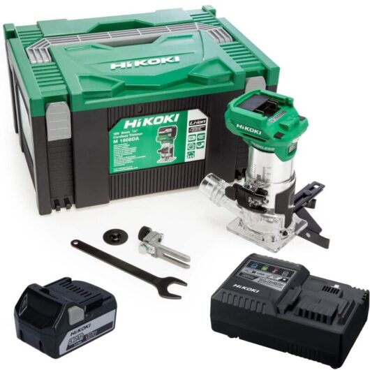 Hikoki - M1808DAJPZ 18V 1/4 router trimmer set
