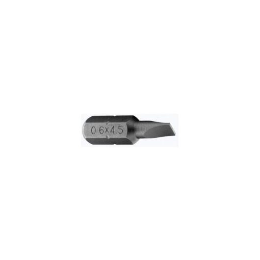 Ks Tools 911.2242 - Box of 10 screwdriver bits - Slot 4.5 - Drive 6.35mm - Length: 25mm