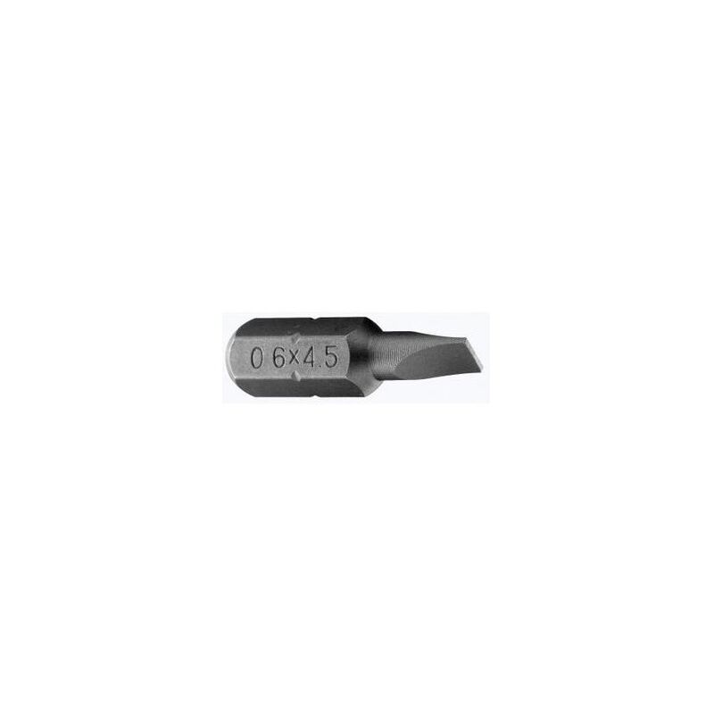 Ks Tools 911.2242 - Box of 10 screwdriver bits - Slot 4.5 - Drive 6.35mm - Length: 25mm