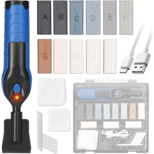 Laminate worktop repair kit, PVC vinyl tile repair, wood and plastic flooring repair, vinyl flooring, linoleum hard wax for wood and furniture