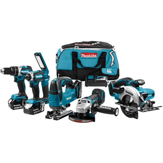 MAKITA DLX6082T 18v 6 pack