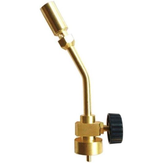 MAPP Propane Heating Torch for Gas Burner, CGA600 Connection (1"-20UNEF), Brazing Gas Welding Torch for 14.1 to 16 oz Cylinder