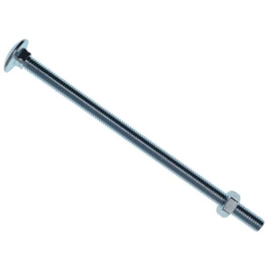 METALMATE Cup Square Hex Bolt & Nut Zp M8 x 150mm Box 10