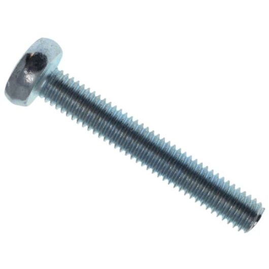 METALMATE Machine Screw Pozi Compatible Pan Head Zp M6 x 40mm Box 25