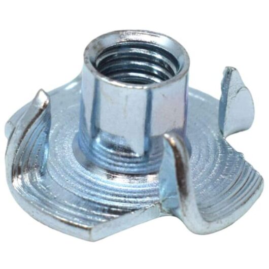 METALMATE Pronged Tee Nut Zp M6 x 9.0mm Box 25