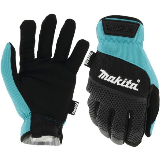 Makita P-84660 Open Cuff Working Gloves Large Pair ANSI EN388 Rated