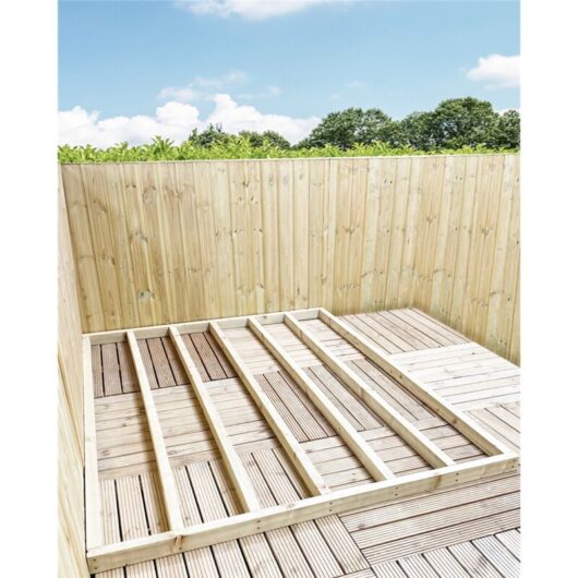 Marlborough - 7 x 6 (2.1m x 1.8m) Pressure Treated Timber Base (C16 Graded Timber 45mm x 70mm)