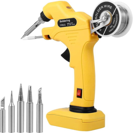Mu 30W 18-24V 200-480 Soldering Iron Kit, Cordless Soldering Iron with Adjustable Temperature, Fast Heating, Battery-Powered Soldering Tool for Comp