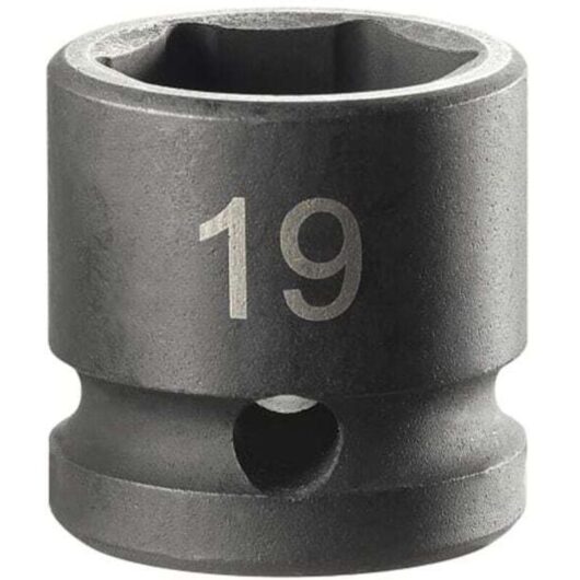 NSS.19A 6-Point Stubby Impact Socket 1/2in Drive 19mm FCMNSS19A - Facom