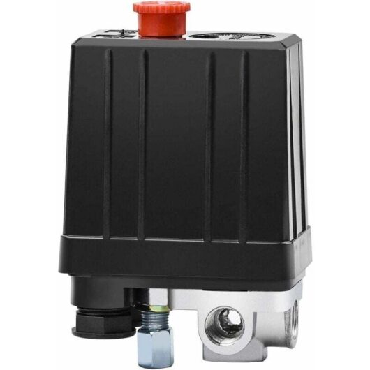 Nvees - Air Compressor Pressure Switch with 4 Outlets 90-120 psi 240V Pressure Switch Control Valve Compressor Parts